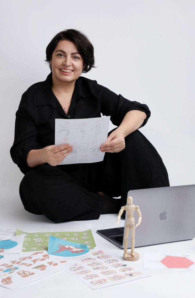 Portrait of Andreea Design founder offering expert brand consultancy and creative strategy services.