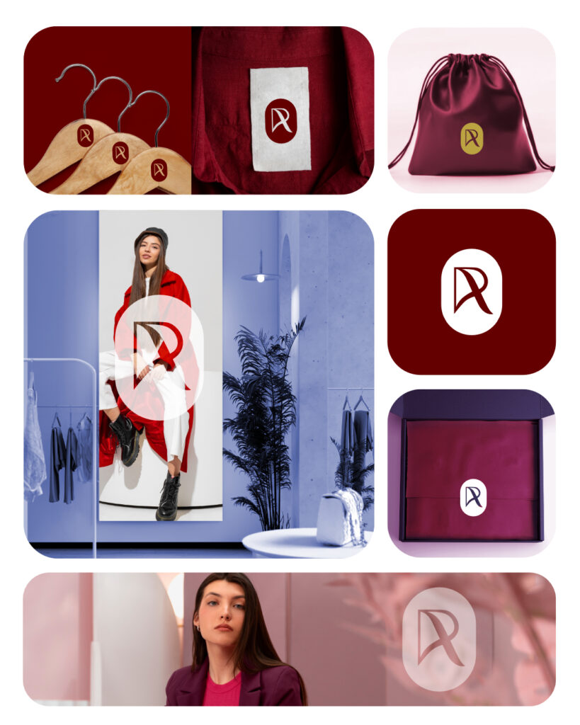 A complete brand design for a clothes shop