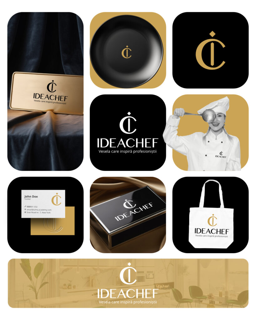 A complete brand design for a porcelain factory