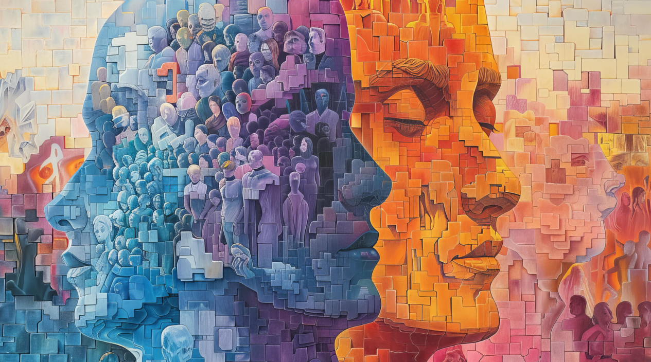 Archetype Visual image illustrating the 12 brand archetypes—Everyman, Ruler, Lover, Caregiver, Sage, Explorer, Creator, Innocent, Jester, Magician, Hero, and Outlaw—showing their key traits and emotional connections.