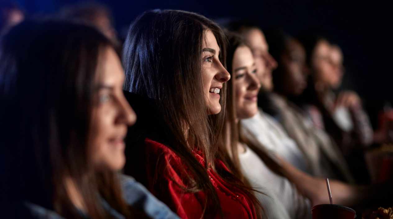 A diverse group of people representing a target brand audience.